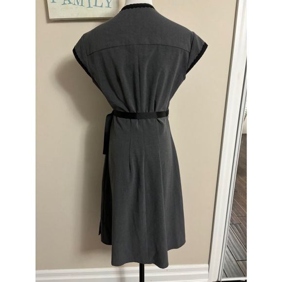 Women's Rita Di Cesare Wrap Dress, Size M, Gray - Picture 2 of 6